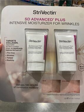 StriVectin Intensive Moisturizer Promotional Card - White